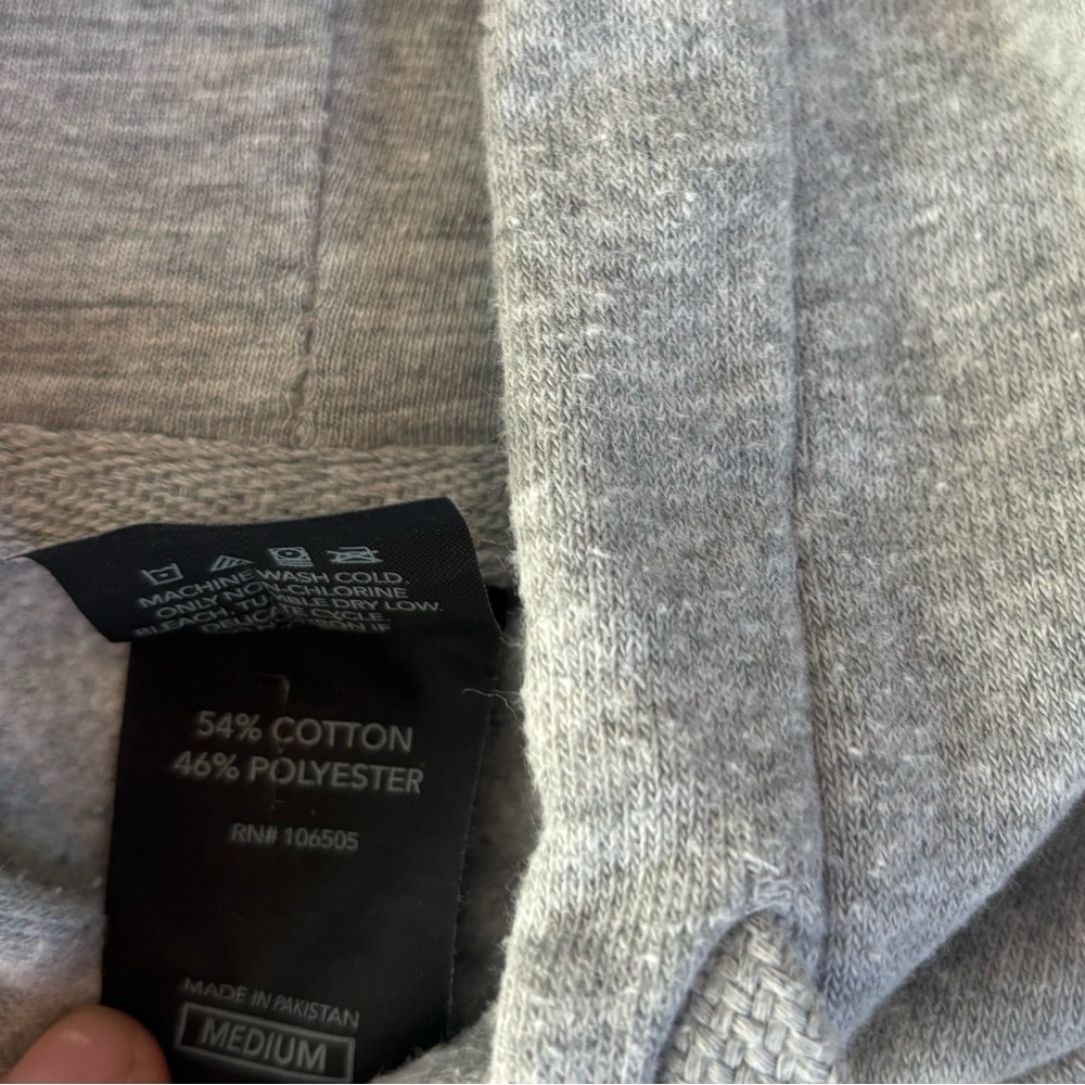 Nashville Tennessee Gray Pullover Hoodie Sweatshirt preowned medium cozy warm - Picture 4 of 6